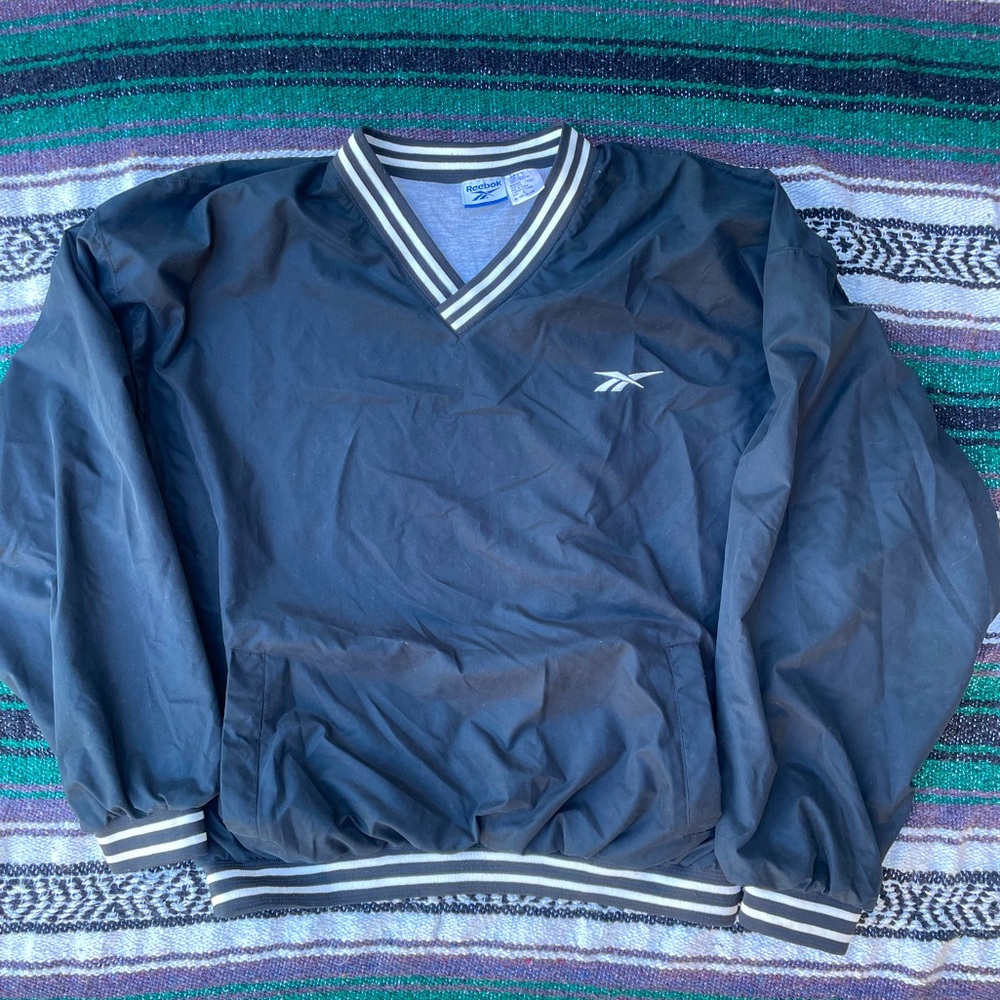 VINTAGE REEBOK WINDBREAKER PULLOVER SIZE LARGE
